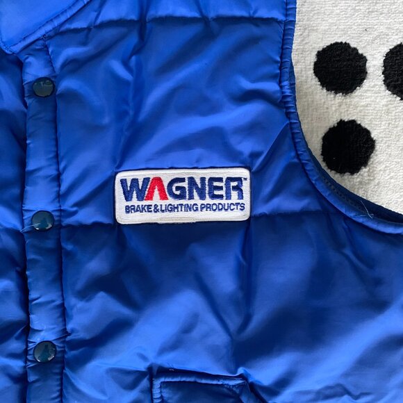 Vintage Wagner Snap Button Puffer Vest - Picture 2 of 11